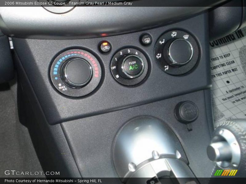 Titanium Gray Pearl / Medium Gray 2006 Mitsubishi Eclipse GS Coupe