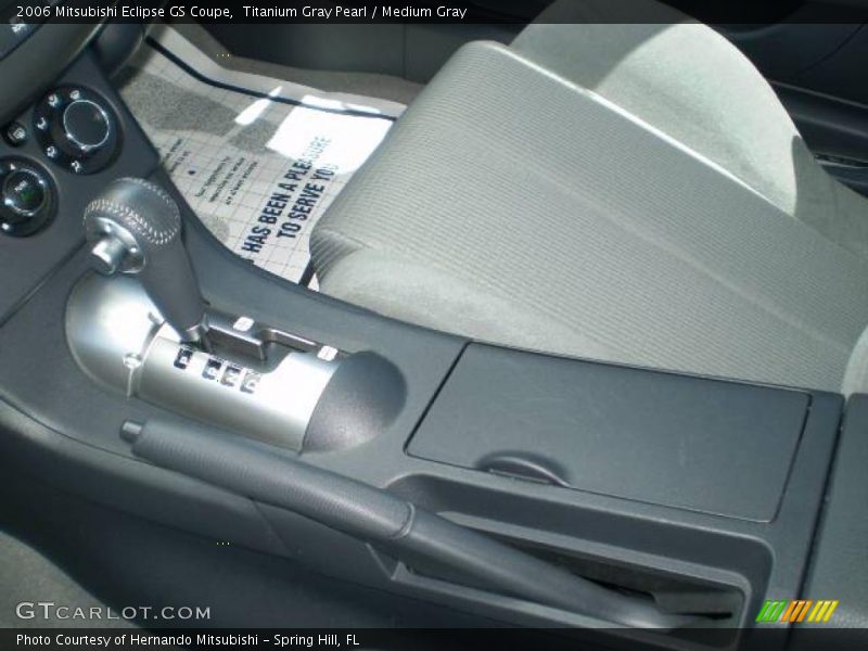Titanium Gray Pearl / Medium Gray 2006 Mitsubishi Eclipse GS Coupe