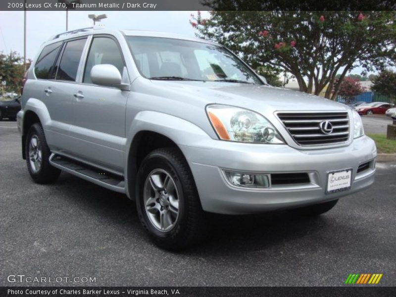 Titanium Metallic / Dark Gray 2009 Lexus GX 470