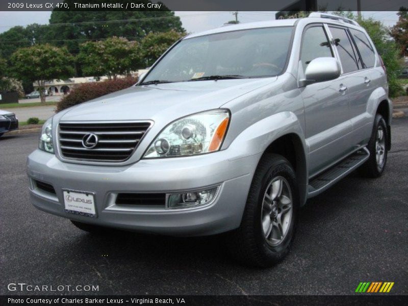 Titanium Metallic / Dark Gray 2009 Lexus GX 470