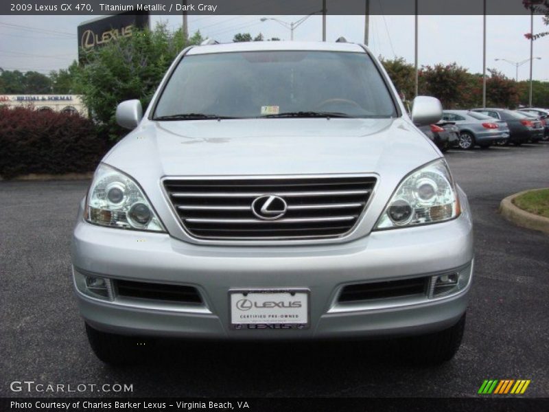 Titanium Metallic / Dark Gray 2009 Lexus GX 470