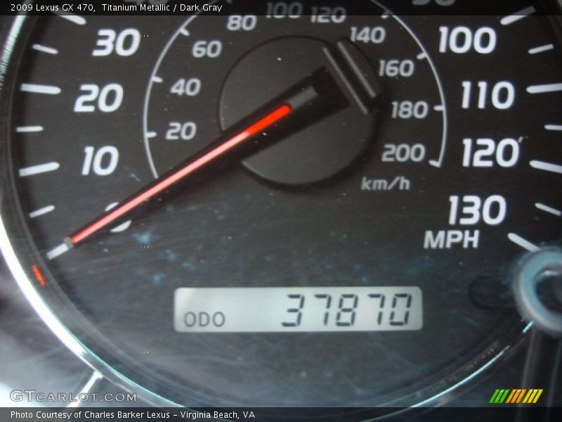 Titanium Metallic / Dark Gray 2009 Lexus GX 470