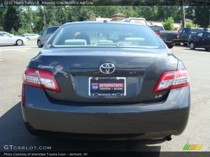 Magnetic Gray Metallic / Ash Gray 2010 Toyota Camry LE