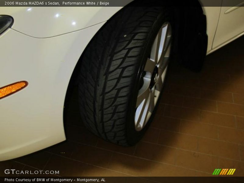 Performance White / Beige 2006 Mazda MAZDA6 s Sedan