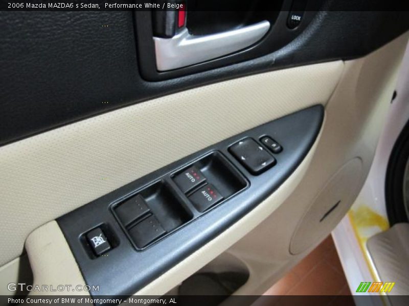 Performance White / Beige 2006 Mazda MAZDA6 s Sedan