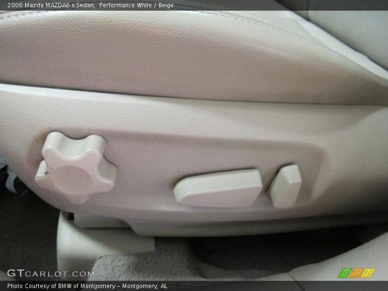 Performance White / Beige 2006 Mazda MAZDA6 s Sedan