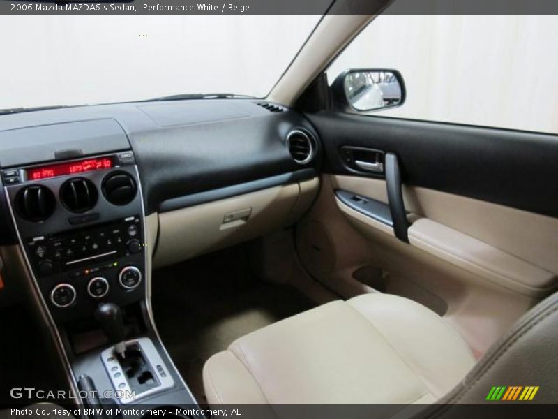 Performance White / Beige 2006 Mazda MAZDA6 s Sedan