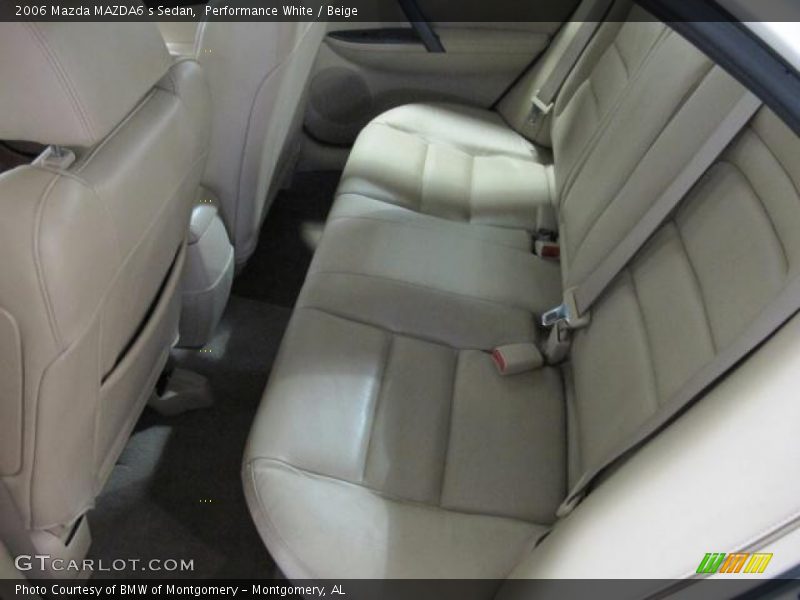 Performance White / Beige 2006 Mazda MAZDA6 s Sedan