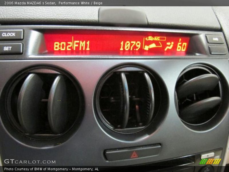 Performance White / Beige 2006 Mazda MAZDA6 s Sedan
