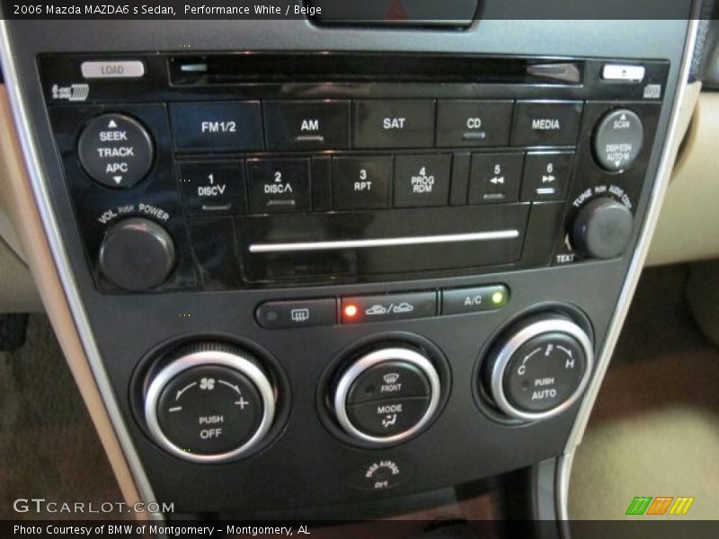 Performance White / Beige 2006 Mazda MAZDA6 s Sedan