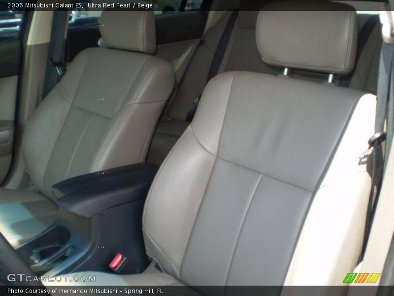 Ultra Red Pearl / Beige 2006 Mitsubishi Galant ES
