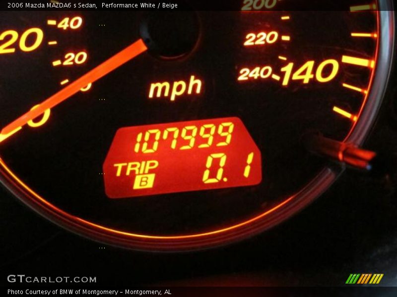 Performance White / Beige 2006 Mazda MAZDA6 s Sedan