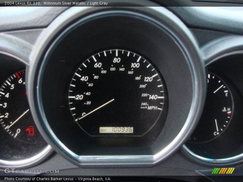Millinnium Silver Metallic / Light Gray 2004 Lexus RX 330