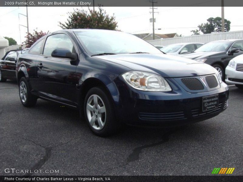 Midnight Blue Metallic / Ebony 2009 Pontiac G5