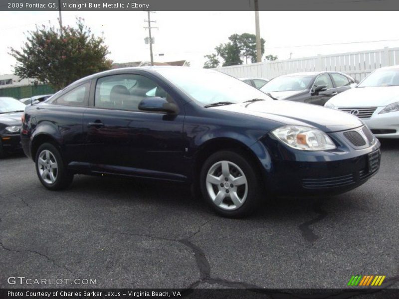 Midnight Blue Metallic / Ebony 2009 Pontiac G5