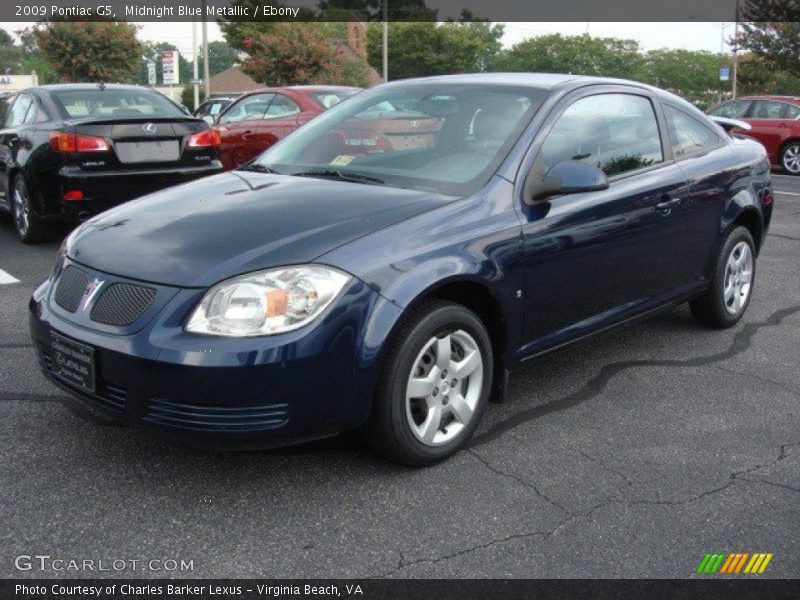 Midnight Blue Metallic / Ebony 2009 Pontiac G5