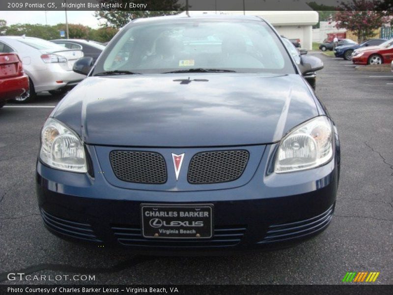 Midnight Blue Metallic / Ebony 2009 Pontiac G5