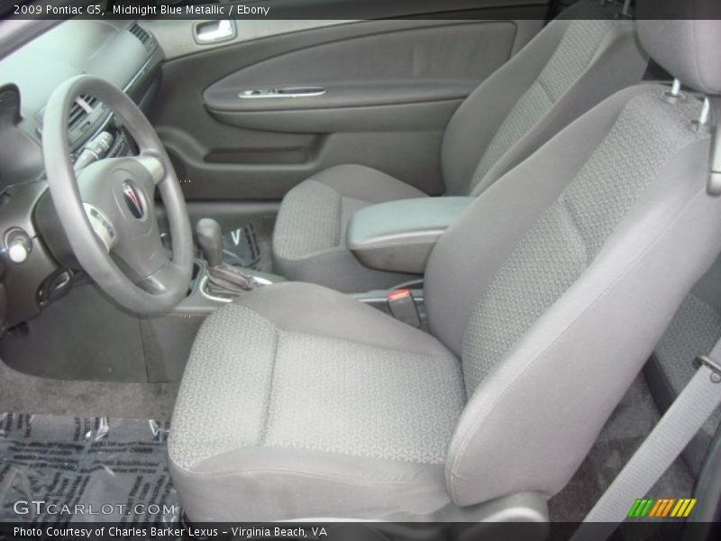 Midnight Blue Metallic / Ebony 2009 Pontiac G5