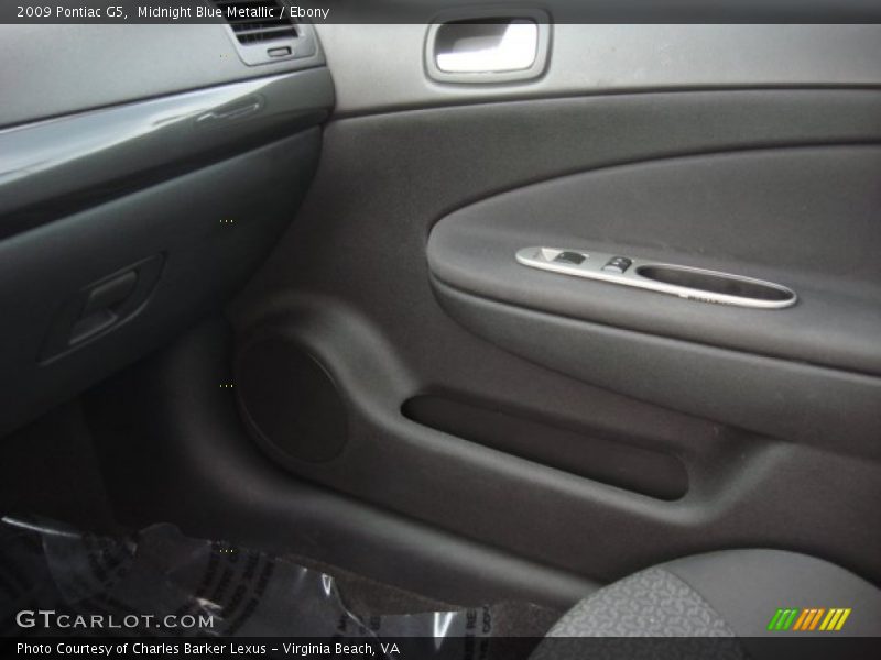 Midnight Blue Metallic / Ebony 2009 Pontiac G5