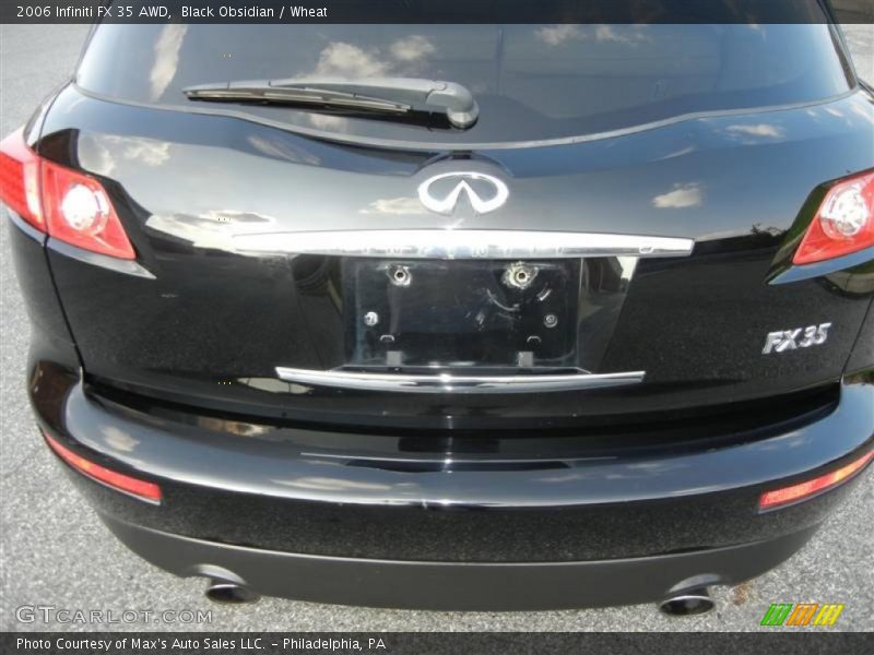 Black Obsidian / Wheat 2006 Infiniti FX 35 AWD