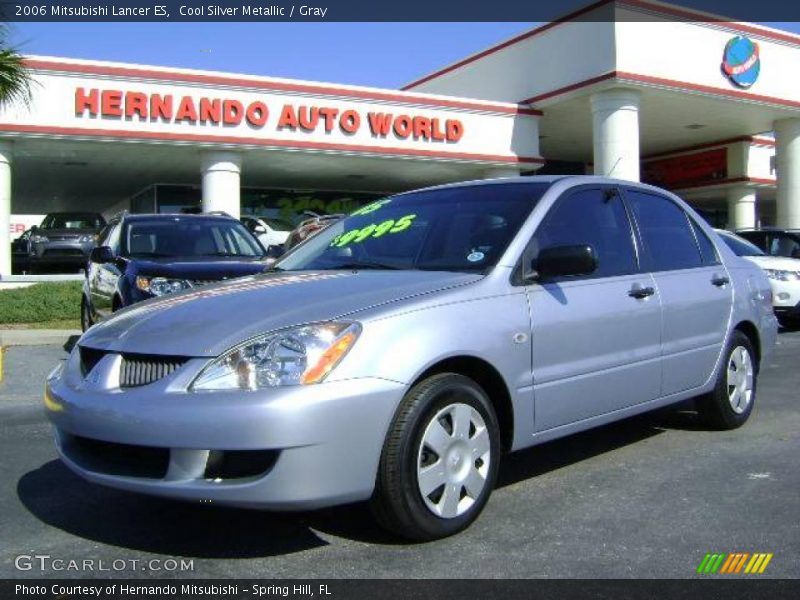 Cool Silver Metallic / Gray 2006 Mitsubishi Lancer ES