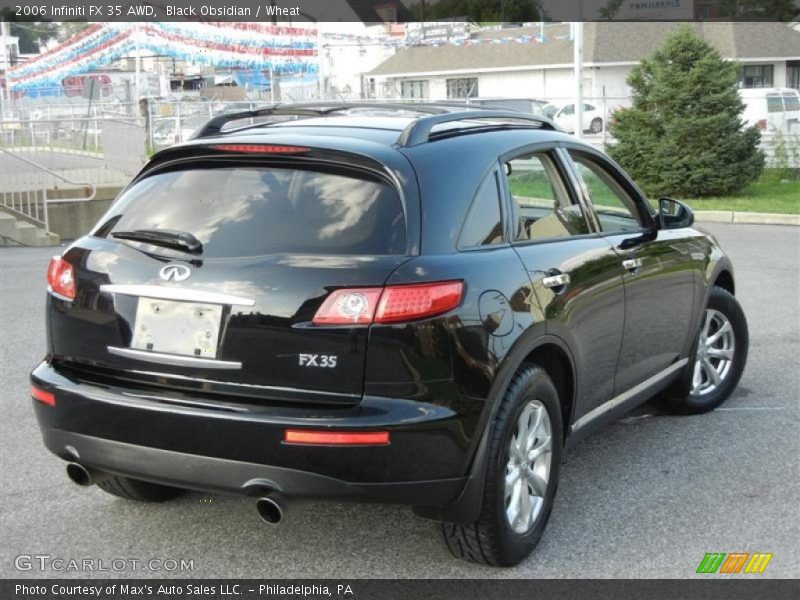 Black Obsidian / Wheat 2006 Infiniti FX 35 AWD