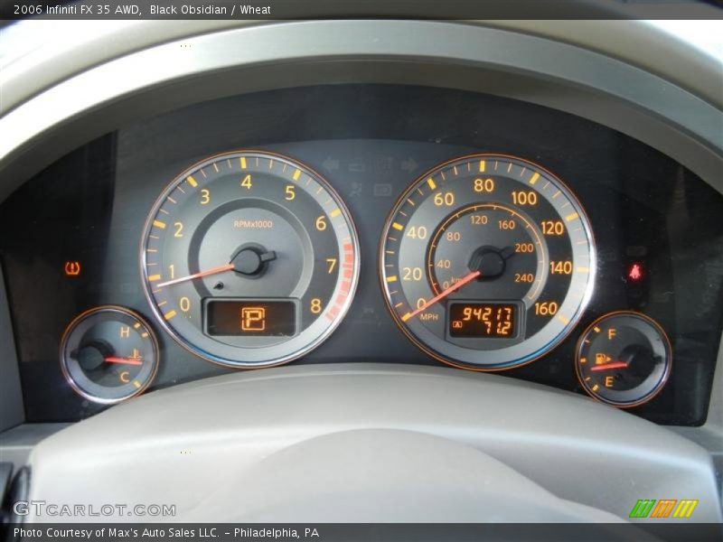 Black Obsidian / Wheat 2006 Infiniti FX 35 AWD
