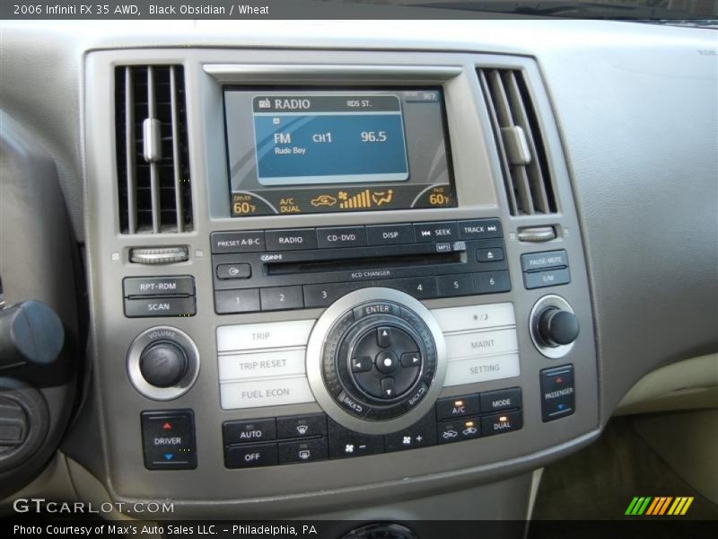 Black Obsidian / Wheat 2006 Infiniti FX 35 AWD