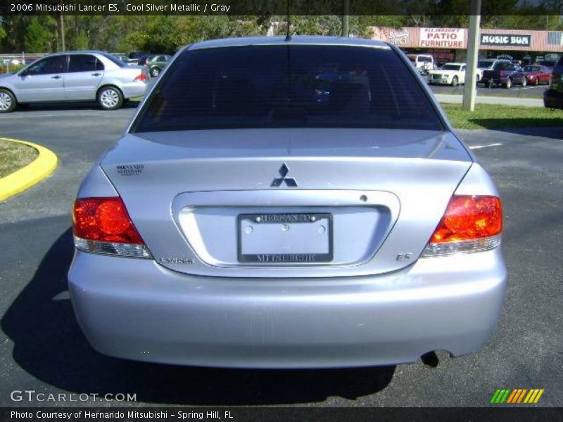 Cool Silver Metallic / Gray 2006 Mitsubishi Lancer ES