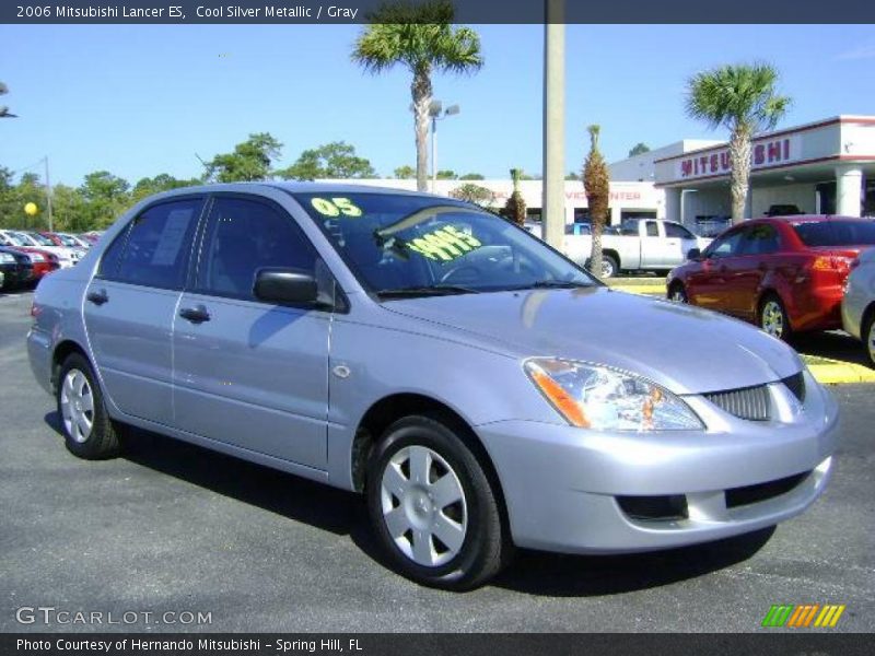 Cool Silver Metallic / Gray 2006 Mitsubishi Lancer ES