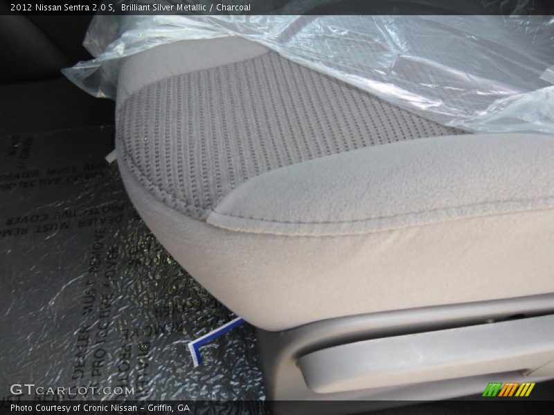 Brilliant Silver Metallic / Charcoal 2012 Nissan Sentra 2.0 S
