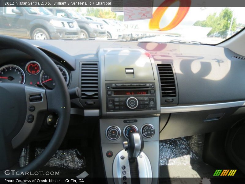 Brilliant Silver Metallic / Charcoal 2012 Nissan Sentra 2.0 S