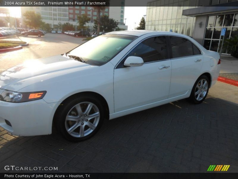 Premium White Pearl / Parchment 2004 Acura TSX Sedan