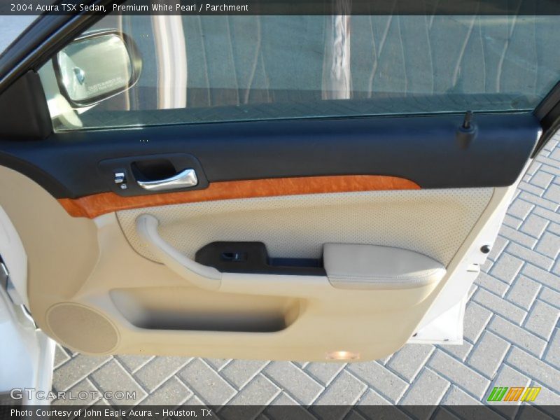 Premium White Pearl / Parchment 2004 Acura TSX Sedan