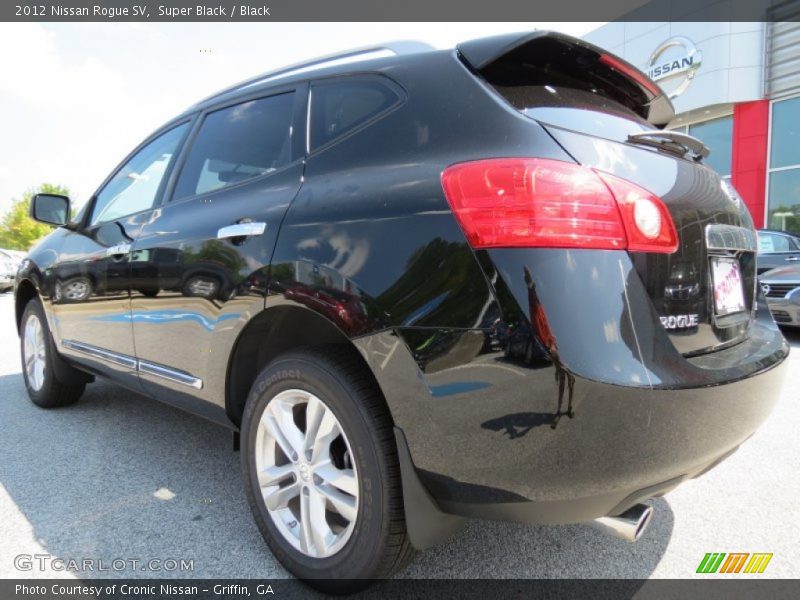 Super Black / Black 2012 Nissan Rogue SV