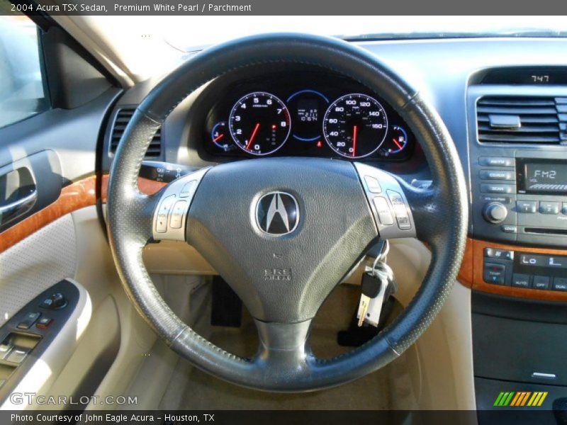 Premium White Pearl / Parchment 2004 Acura TSX Sedan