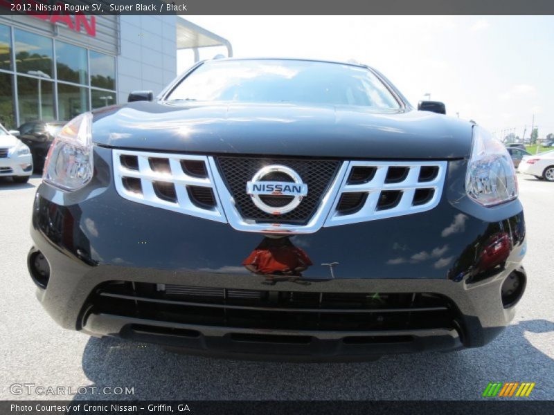 Super Black / Black 2012 Nissan Rogue SV