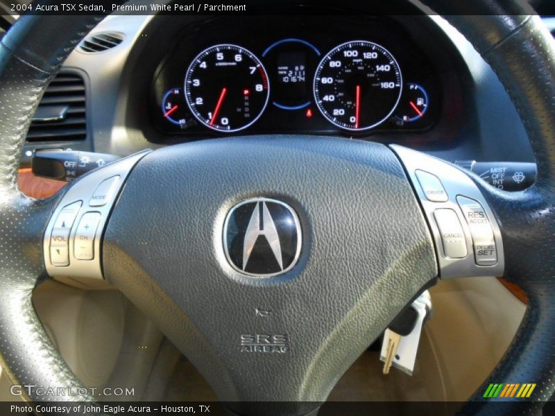Premium White Pearl / Parchment 2004 Acura TSX Sedan