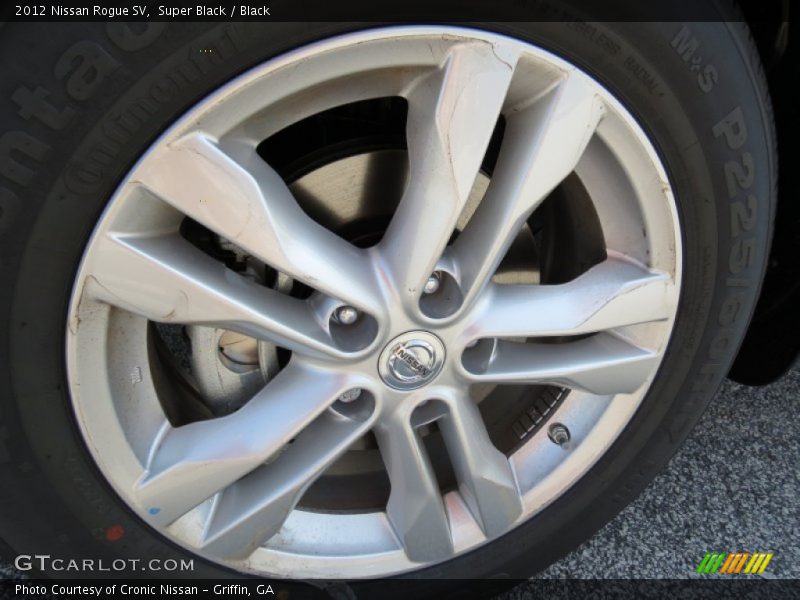 Super Black / Black 2012 Nissan Rogue SV