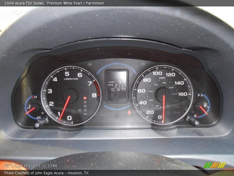 Premium White Pearl / Parchment 2004 Acura TSX Sedan