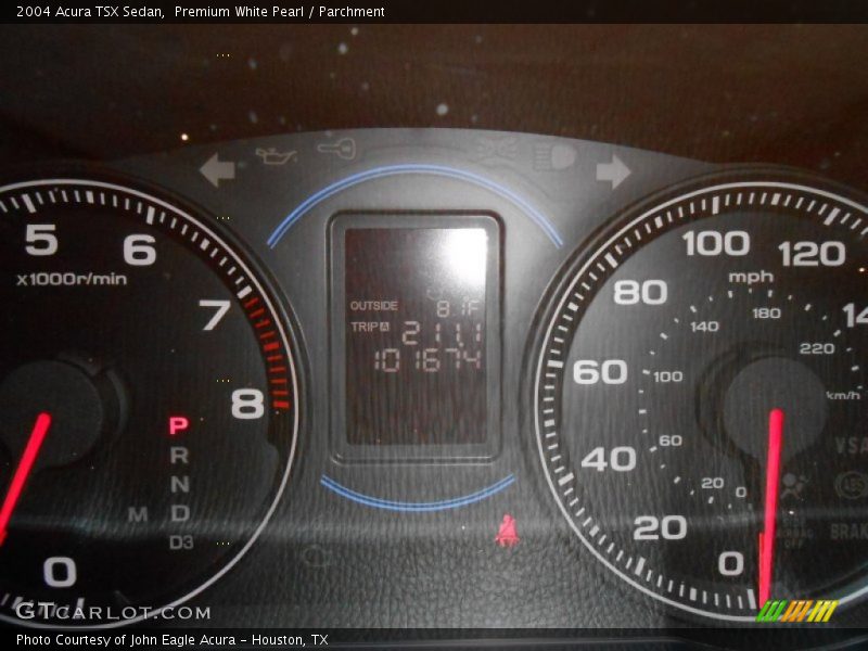 Premium White Pearl / Parchment 2004 Acura TSX Sedan
