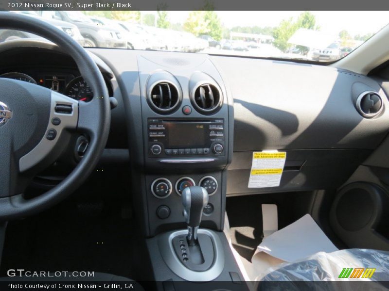 Super Black / Black 2012 Nissan Rogue SV