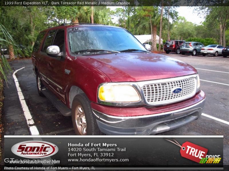 Dark Toreador Red Metallic / Medium Graphite 1999 Ford Expedition XLT