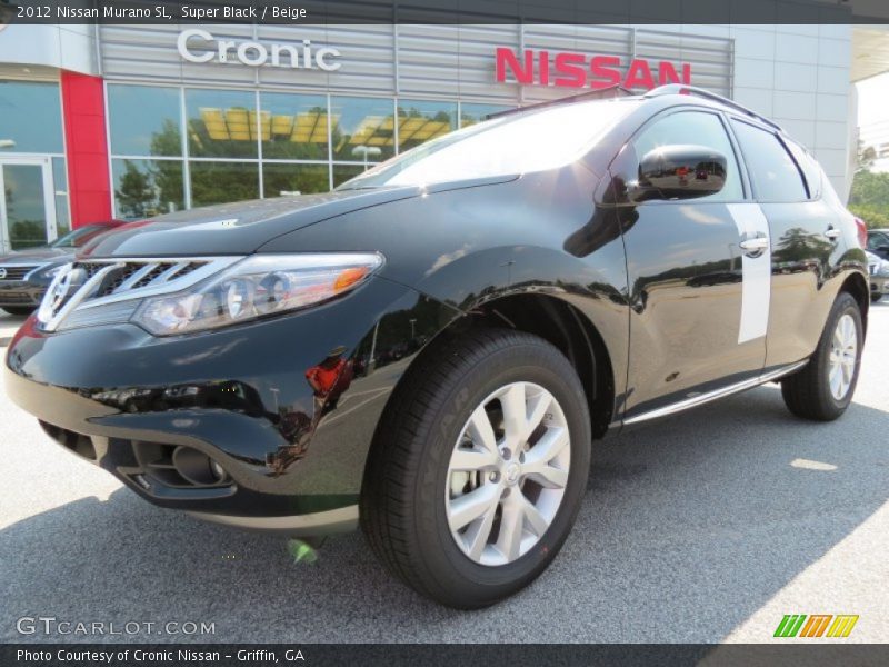 Super Black / Beige 2012 Nissan Murano SL