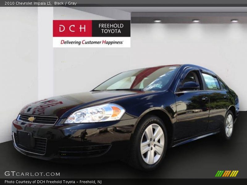Black / Gray 2010 Chevrolet Impala LS