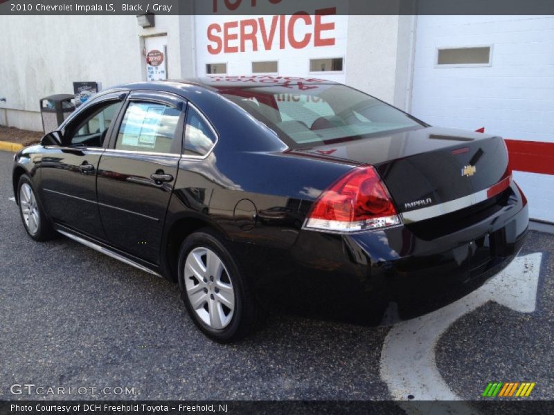 Black / Gray 2010 Chevrolet Impala LS