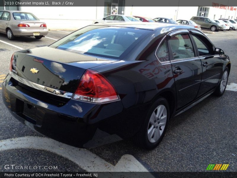 Black / Gray 2010 Chevrolet Impala LS
