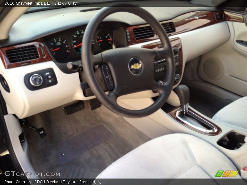 Black / Gray 2010 Chevrolet Impala LS