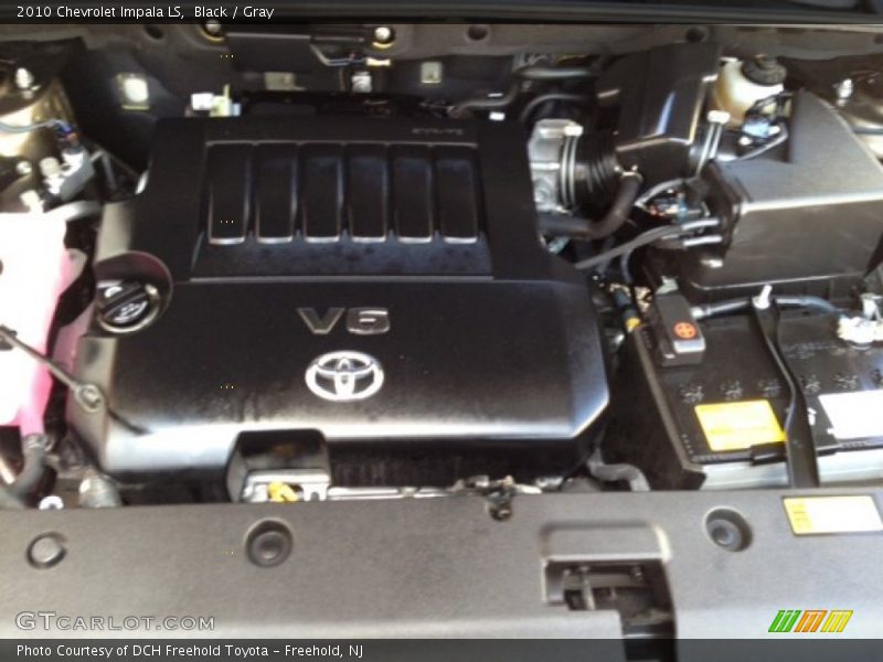 Black / Gray 2010 Chevrolet Impala LS