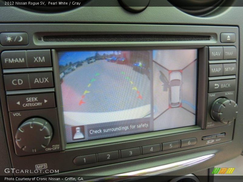 Pearl White / Gray 2012 Nissan Rogue SV